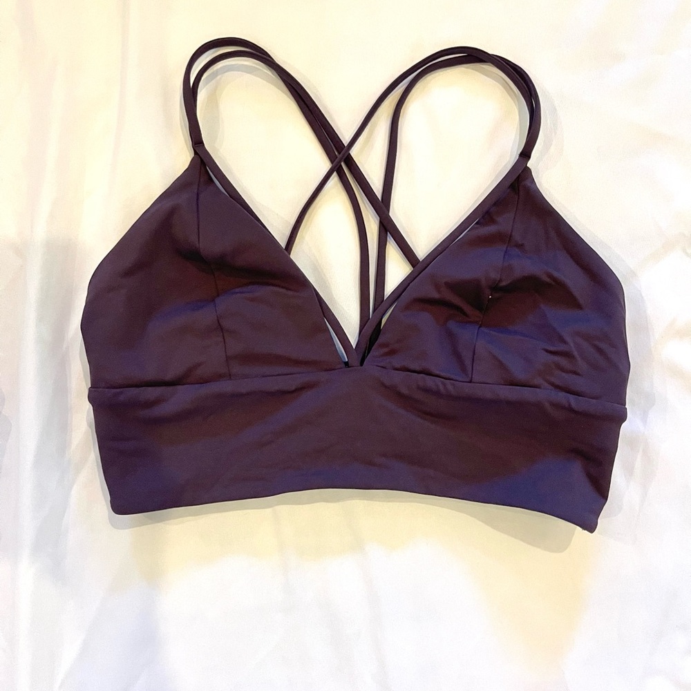 Lululemon Purple Strappy sports bra
